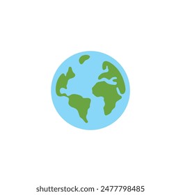 Earth icon vector. EPS 10 editable vector