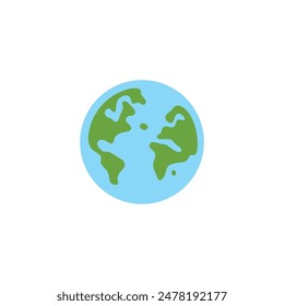 Earth icon vector. EPS 10 editable vector