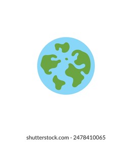 Earth icon vector. EPS 10 editable vector