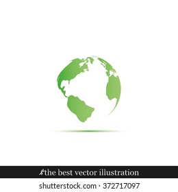 Earth icon vector illustration eps10.