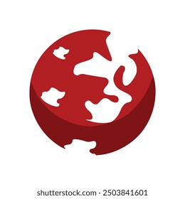 Earth icon vector illustration, planet icon, globe icon, earth planet, planet icon. Vector illustration for web banner, web and mobile, Vector illustration for web banner, web and mobile, 