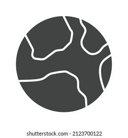 Earth icon vector image. Can also be used for Physical Fitness. Suitable for mobile apps, web apps and print media.