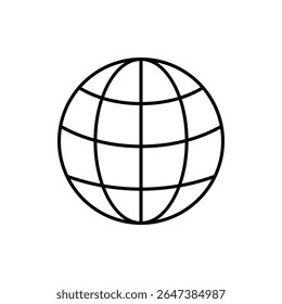 Earth Icon vector stock illustration