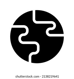 Design-Illustration des Earth Icon Vector Symboles