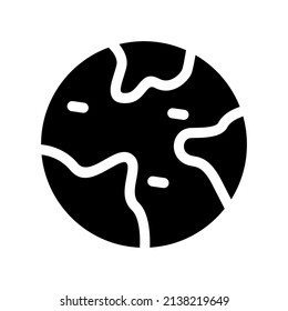 Earth Icon Vector Symbol Design Illustration