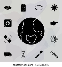 Earth icon. Web icons universal set for web and mobile