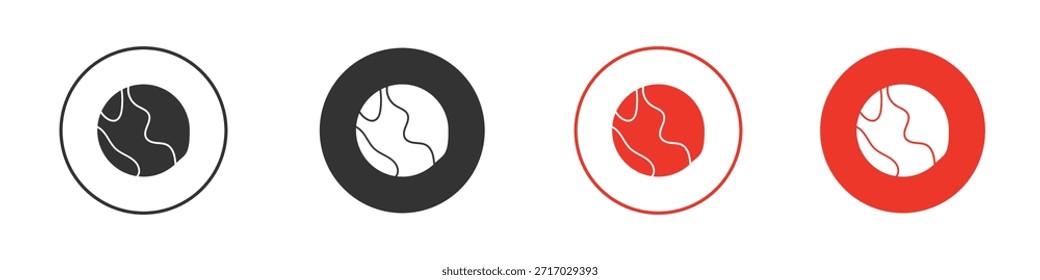 Earth icon. web vector design