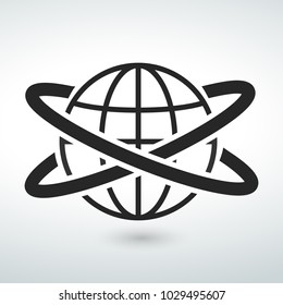 Earth Icon World globe