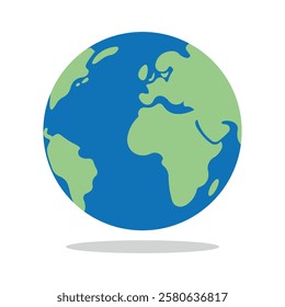 Earth icon.world .art and illustrator.in white  background .vector design 