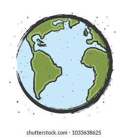 Earth Illustration Cartoon