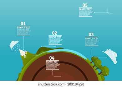Earth info-graphic