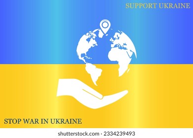 Earth insurance web icon. vector design