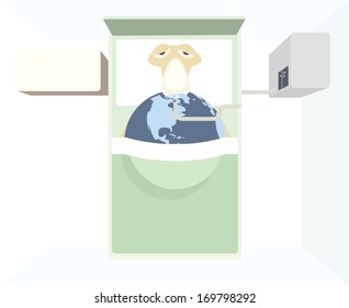 Earth in intensive care unit