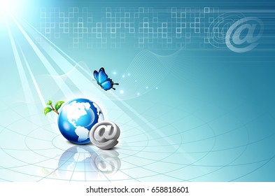 Earth and the Internet