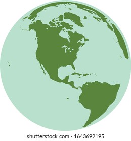 earth isolated on white background. illustration vector