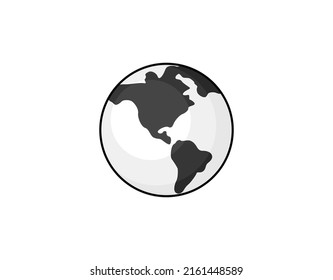 Icono de diseño isométrico de la Tierra. Ilustración web de vectores. 3.ª colorida concepción
