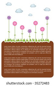 earth land template in vector mode