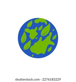 earth and leaves suitable for world day
