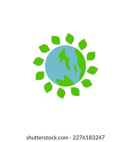 earth and leaves suitable for world day