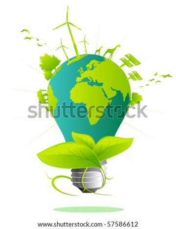 Earth light bulb