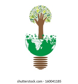 Earth light bulb :( eco)