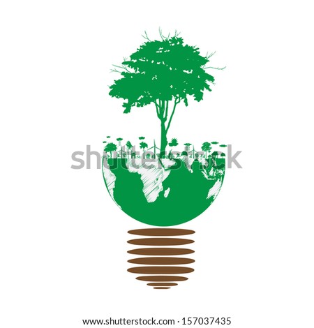 Earth light bulb :( eco)