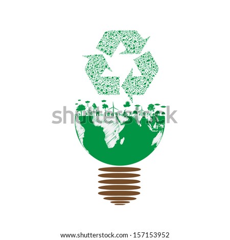 Earth light bulb :( eco)