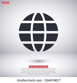 earth  line vector icon