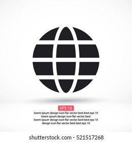 earth  line vector icon