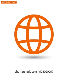earth  line vector icon