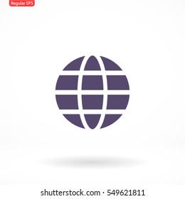 earth  line vector icon