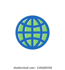 earth logo design, globe logo design vector