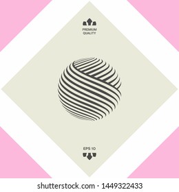 Earth logo design. Graphic elements for your design