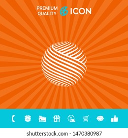 Earth logo design. Graphic elements for your design