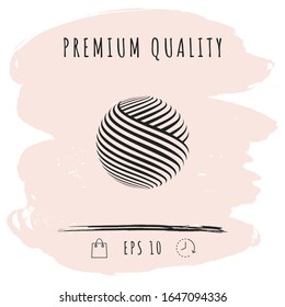Earth logo design. Graphic elements for your design