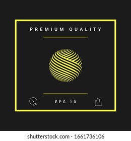 Earth logo design. Graphic elements for your design