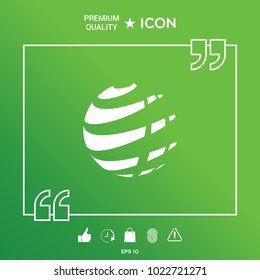 Earth logo design symbol