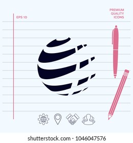 Earth logo design symbol