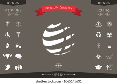 Earth logo design symbol