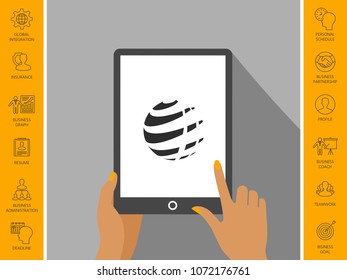 Earth logo design symbol