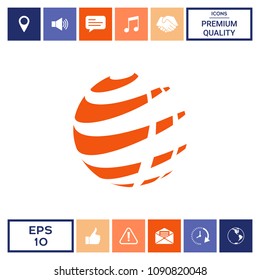 Earth logo design symbol