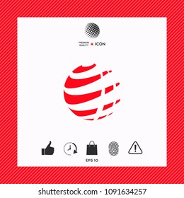 Earth logo design symbol