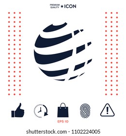 Earth logo design symbol