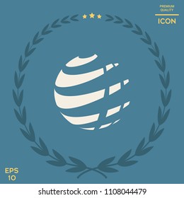 Earth logo design symbol