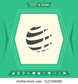 Earth logo design symbol