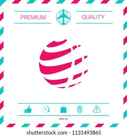 Earth logo design symbol