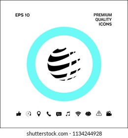 Earth logo design symbol