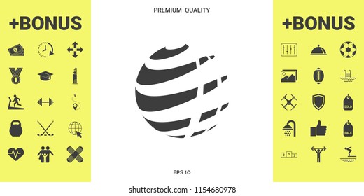 Earth logo design symbol