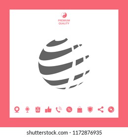 Earth logo design symbol
