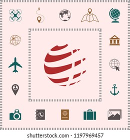 Earth logo design symbol